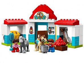 Конструктор из серии Lego Duplo - Конюшня на ферме (Lego, 10868-L)